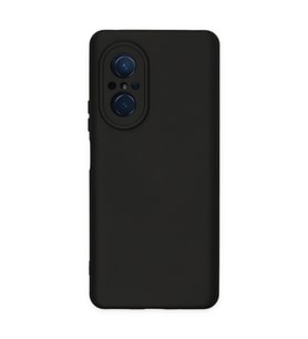 Huawei Nova 9 Se Kılıf Nano İçi Kadife Silikon - Siyah