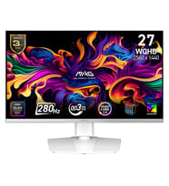 MSI 26.5 MAG 272QPW QD-OLED X28 2560x1440 (WQHD) 16:9 FLAT QD-OLED 280HZ 0.03MS FREESYNC PREMIUM PRO PIVOT BEYAZ GAMING MONITOR