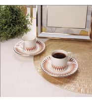 Porser Palm 4 Parça Kahve Fincan Takımı