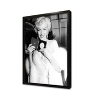 Marilyn Monroe Çerçeveli Cam Tablo