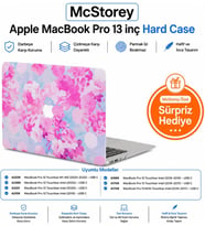 MacBook Pro 13 Kılıf A1706 A1708 A1989 A2159 A2251 A2289 A2338 M1 M2 Uyumlu Çiçek Desenli Hard Case TPU Koruyucu Kapak İnce Hafif Darbe Emici Çizilmez Mat Sert Laptop Kılıfı Flower 04