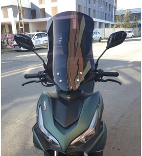 MOTOCAM Abush Benice A-150 Ön Cam 2023-2026 Model 54cm Siyah Renkli
