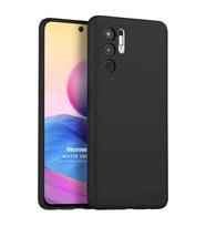 Microsonic Matte Silicone Xiaomi Redmi Note 10 5G Kılıf Siyah