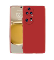 Lexroo Huawei P50 Pro Kılıf Premier Silikon Kılıf - Kırmızı