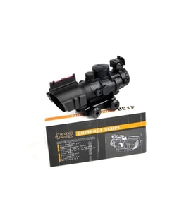 SPIKE 4X32 Kırmızı Işıklı Dürbünü 4x32