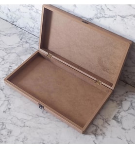Hobi ADN 90209 Tavla Sandık Kutu Ahşap MDF HAM Model Kutuda Sevk El yapım
