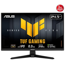 Asus 24.5" Tuf Gaming VG259QMR5A 310Hz 0.3ms Full HD Adaptive Sync Fast IPS Gaming Monitör