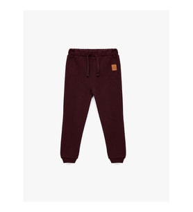 Koton Jogger Bordo Erkek Çocuk Eşofman Altı 6Wmb40036Tk