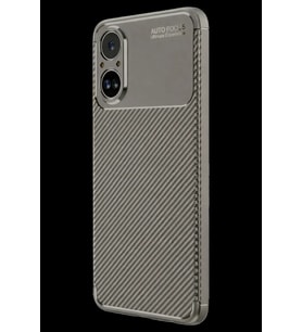 Pilelistore   Realme 12 Lite Kılıf Auto Focus Karbon Kapak - Gri