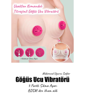 Do it Love - Göğüs Vibratörü - Muhteşem Haz Verici Titreşimli Göğüs Ucu Simülatörü - Uzaktan Kumandalı - Ayarlanabilir