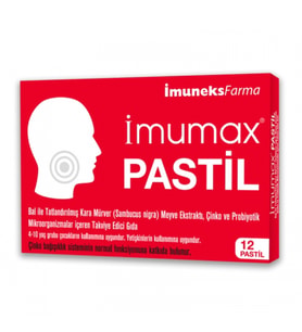 Imuneks Imumax Pastil 12 Adet