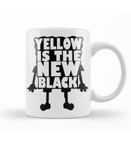 Yellow is The New Black Kupa Bardak Porselen