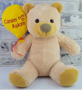 Canım Aşkım Mesajlı Balonlu Ayı 50 Cm