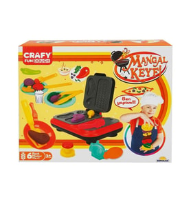 Nessiworld  2052 Crafy Mangal Keyfi Oyun Hamuru Seti 300 g 22 Parça