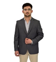 Erkek Tek Spor Ceket 4 Drop BGL-ST04472 (Füme)