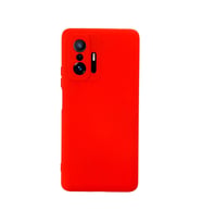 Xiaomi Mi 11t Pro Kılıf Nano İçi Kadife Silikon - Kırmızı