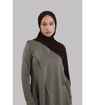 Kahve Düz Klasik Şal Dikişli Premium Jersey Sade 202129_14