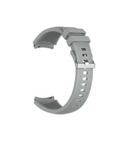Samsung Galaxy Watch 46mm Uyumlu 22mm Kordon Silikon Çizgili Spor Yumuşak KRD-18 Kayış