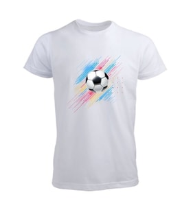 Futbolcu Tişörtü (Düz Beyaz)