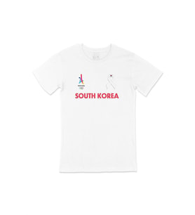 Paris 2024 Yaz Olimpiyatları Güney Kore Beyaz Tişört