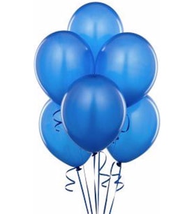 Pazariz  Lacivert Metalik Balon