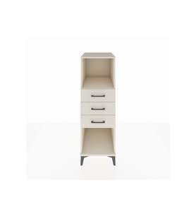 Kronos Dolap Tek Raflı 3 Çekmeceli 44x59x134 Aytaşı-Aytaşı