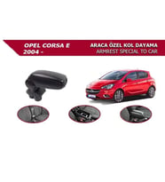 Opel Corsa Uyumlu E -2014 Araca Özel Kol Dayama Siyah Niken Parça