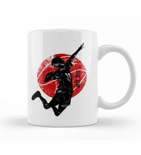 Crimson Volleyball Kupa Bardak Porselen