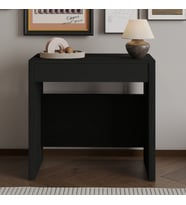 İnarch Dizayn Nivo Modüler Açılır Yemek Masası – Modern Dresuar & Çok Amaçlı Masa,Kapalı 44 cm - Açık 116 cm (Siyah)