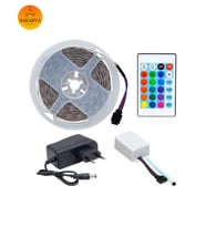 Rgb Şerit Led Iç Ve Dış Mekan 5 Metre Kumandalı Set