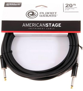 Planet Waves PWAMSG20 American Stage Inst Cable-20 (6 Metre)  Korozyona Dayanıklı - Saf Sinyal - Esnek