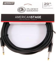 Planet Waves PWAMSG20 American Stage Inst Cable-20 (6 Metre)  Korozyona Dayanıklı - Saf Sinyal - Esnek
