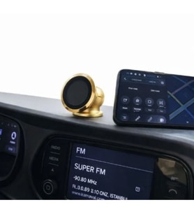 Metal Telefon Tutucu Torpidoya Yapışan Mıknatıslı