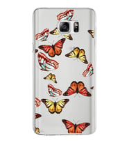 PrintiFy Samsung Galaxy Note 5 ile Uyumlu 1mm Slim Fit Water Color 2 Baskılı Şeffaf  Kılıf