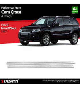 Suzuki Grand Vitara Krom Cam Çıtası 4 Prç. 2007-2014