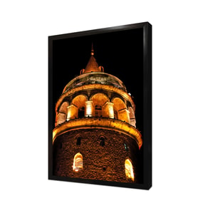 İstanbul Galata Kulesi Çerçeveli Mdf Tablo
