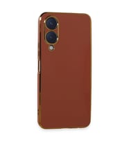 Vivo Y17s Kılıf Volet Silikon - Kırmızı