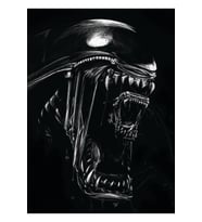 Alien/xenomorph Karalama Tahtası Tasarımı Tablo Ahşap Poster Dekoratif