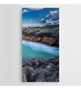 Doğa Manzara Kayalar Dalgalar Kanvas Tablo