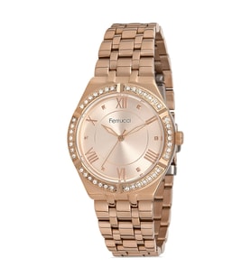 Ferrucci Rose Gold 1. Sınıf Çelik Kadın Kol Saat