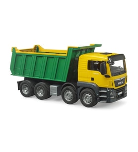 Bruder Man Tgs Damperli Çöp Kamyonu Sarı Yeşil 03766
