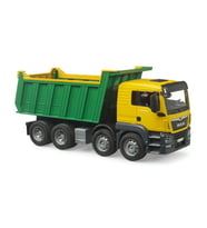Bruder Man Tgs Damperli Çöp Kamyonu Sarı Yeşil 03766