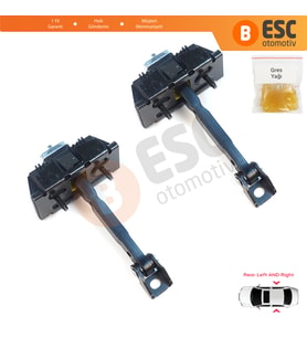 Toyota Avensis MK2 T25 2003-2008 6863005040 İçin 2 EA Arka Sağ ve Sol Kapı Gergi Yayı