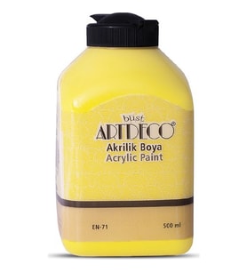Artdeco 500Ml Limon Sarı Akrilik Boya 3627