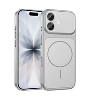 iPhone 17 Kılıf Magsafe Şarj Özellikli Kamera Korumalı 17 Serisi Dönüşüm Kapak (Gümüş)