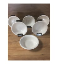 Şık Beyaz 6'lı Çorba Kasesi, 16 cm, Modern ve Kullanışlı Tasarım