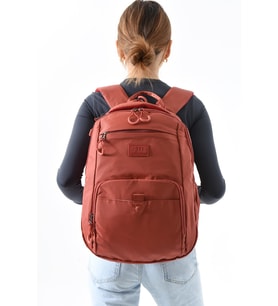 Orta Boy Sırt Çantası Ultra Hafif Çok Cepli Kiremit (Model:571-13-9E)