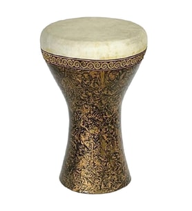Profosyonel Toprak Darbuka Kahve Kırçınlı