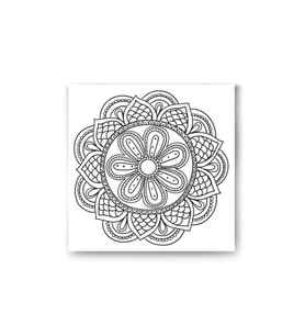 DBSanatevi Mandala Çiçek Tablo 60 X 60 Cm