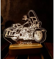 Kişiye Özel Led Lamba Cruiser Motosiklet